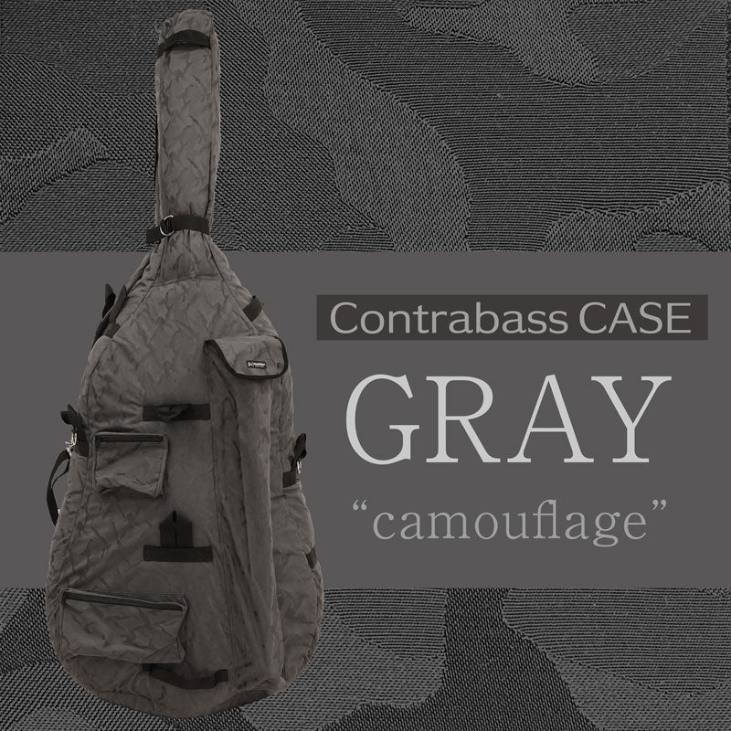 2026.2.24 コントラバスケース迷彩グレー【3/4サイズ】が発売