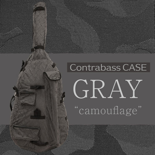 2026.2.24 コントラバスケース迷彩グレー【3/4サイズ】が発売